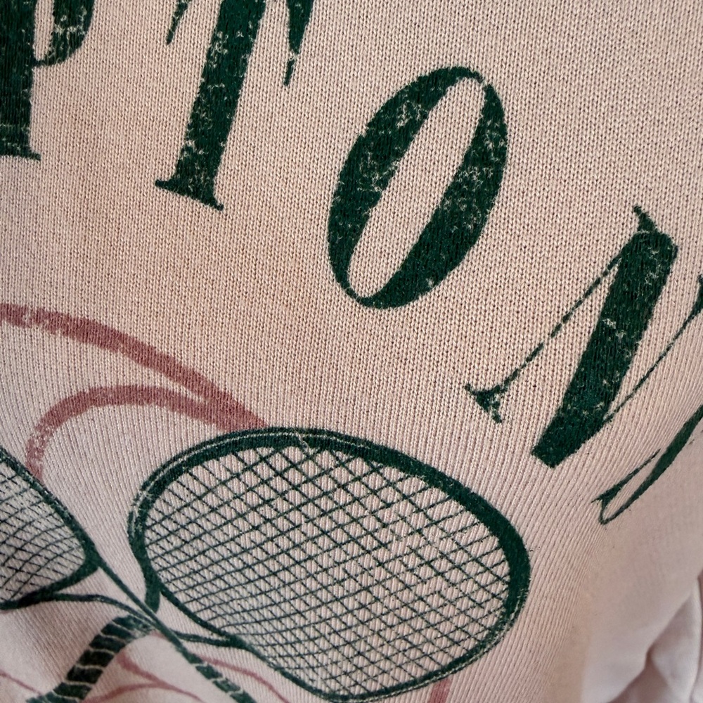 Refined Canvas Hamptons Tennis Club Graphic Top - Picture 5 of 12